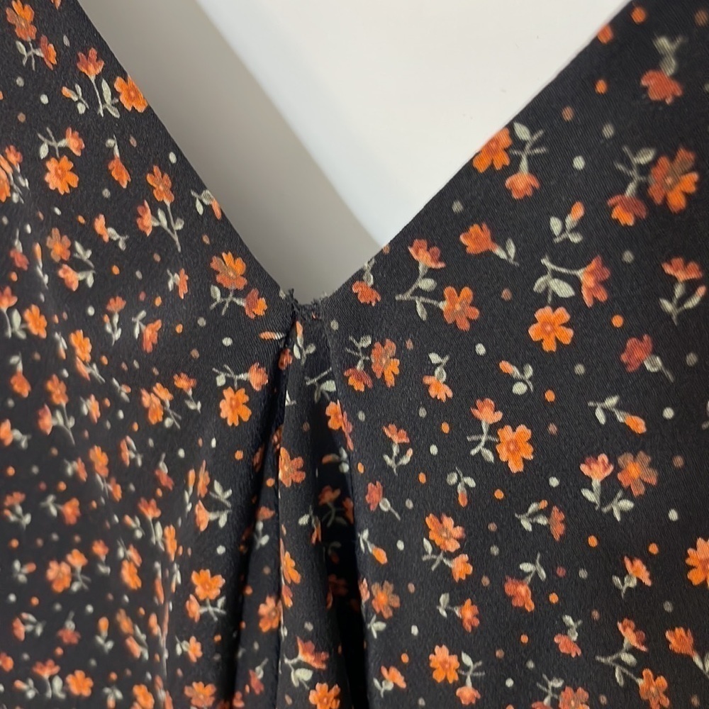 Michael Kors Collection Auburn Multi Vintage Floral Silk Tank Top size 0 - Picture 9 of 11